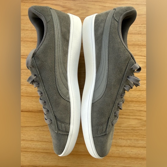 Puma Gray Suede Low-Top Sneakers – SoftFoam+ Comfort – Men’s US 14 - Picture 4 of 10